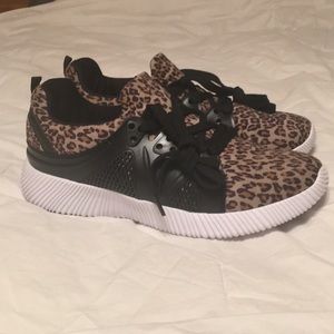 BRAND NEW cheetah print sneakers